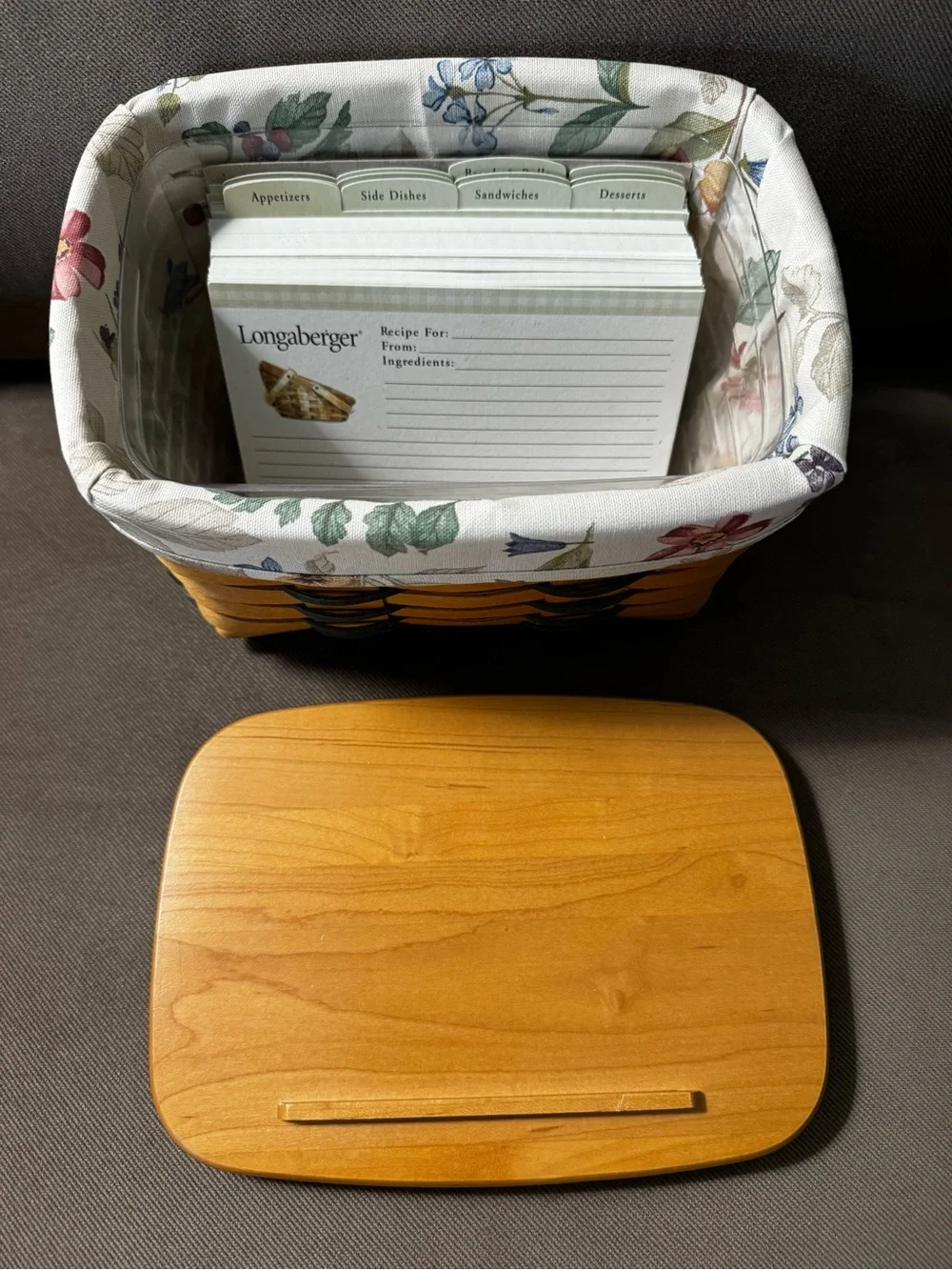 Longaberger woven storage